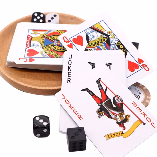 주문 로고 마술 카지노 Cardistry 종이 광고 포커 인쇄 게임 텍사스 트럼프패